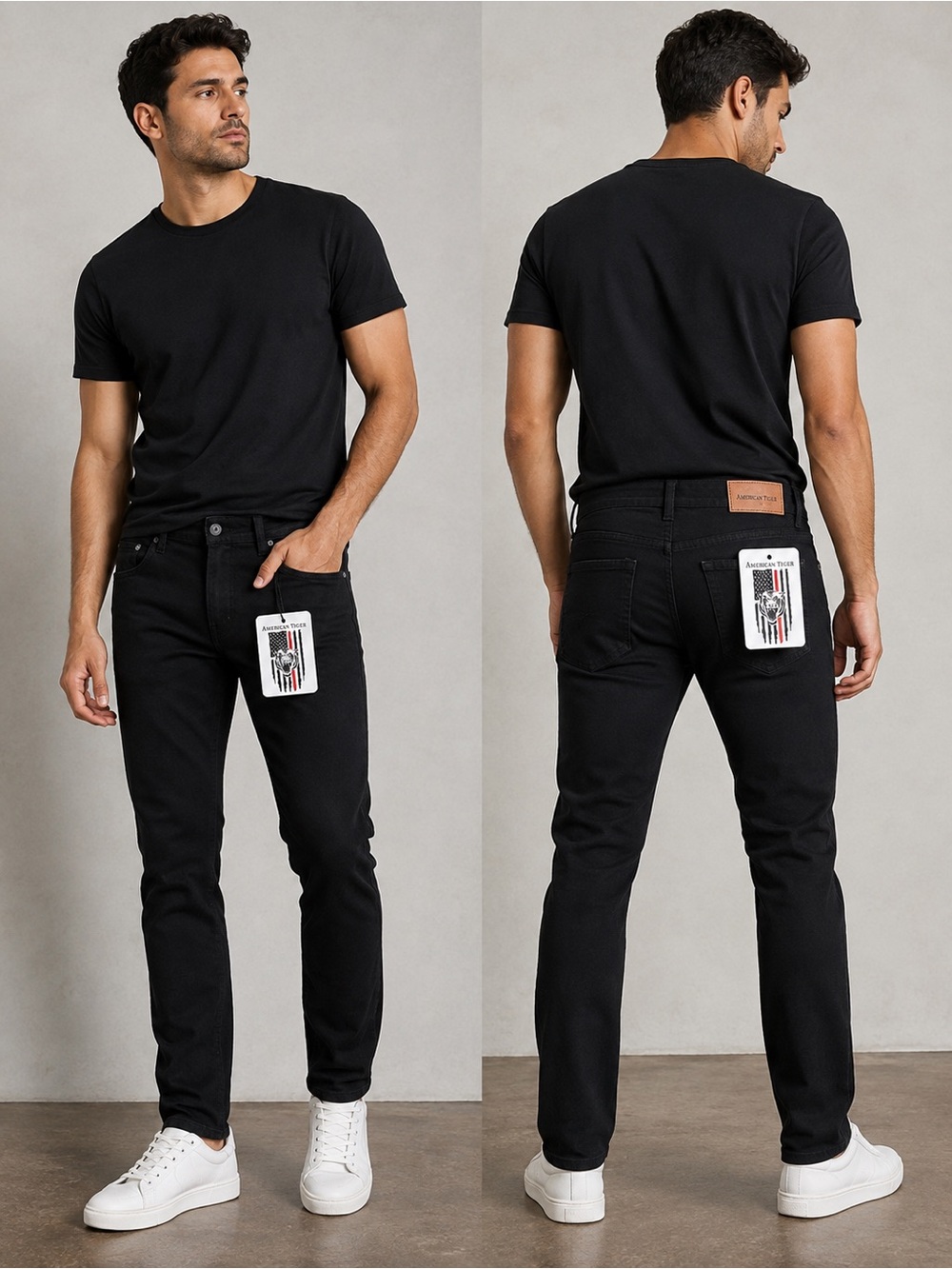 Men's Black Skinny Jeans